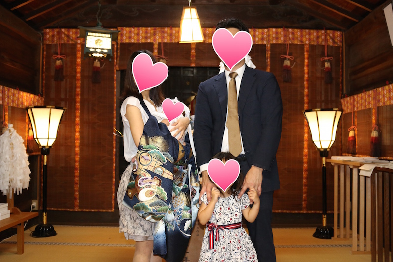戸越八幡神社のお宮参り