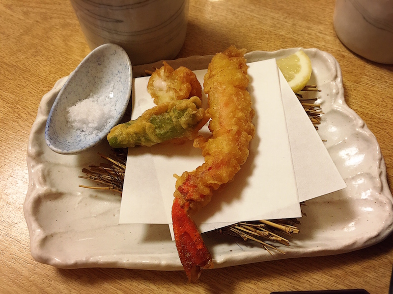 阿部の会席料理(天ぷら)