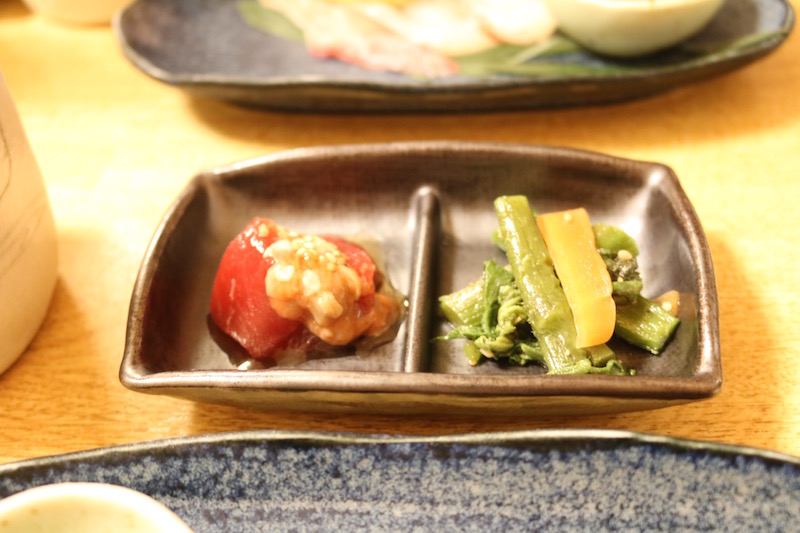 阿部の会席料理(お通し)