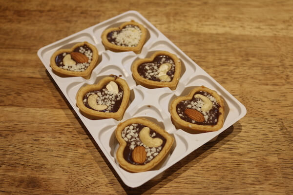 無印「自分でつくるチョコタルト」完成図