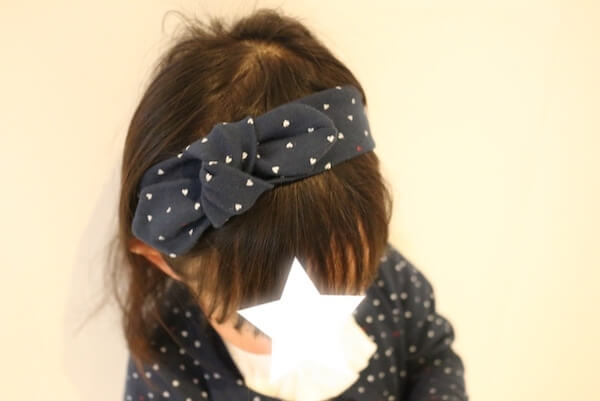 プチバトーヘアバンド着画